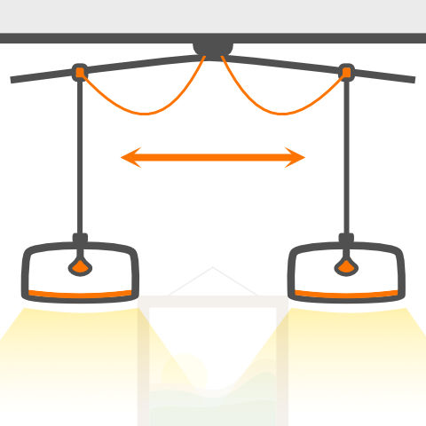 Design Pendel seitlich verschiebbar bei lampenonline kaufen Seitlich verschiebbare Pendelleuchten von vielen Markenherstellern bei lampenonline.de kaufen