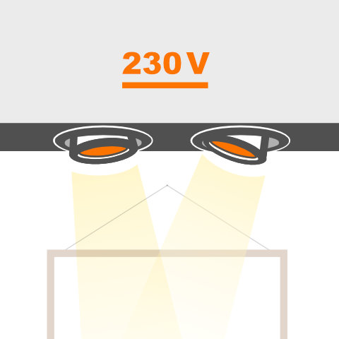 Deckeneinbauleuchten 230V von vielen Markenherstellern bei lampenonline kaufen