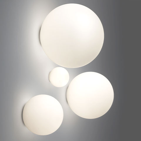 Artemide Dioscuri Parete Wandeuchte Dioscuri Parete von Artemide - Wandeuchten in vielen Größen und Varianten