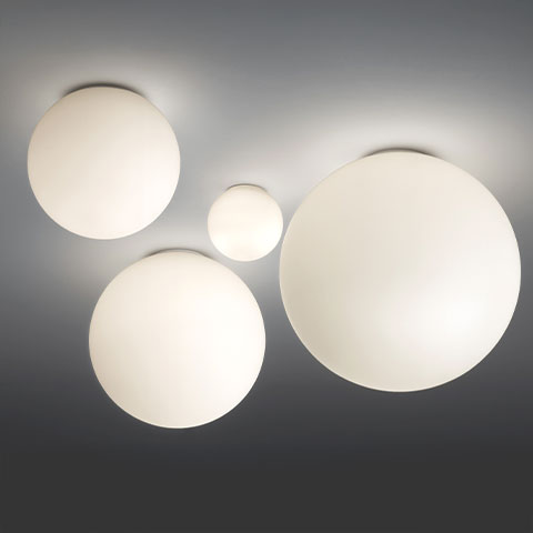 Artemide Dioscuri Soffitto Deckenleuchte Dioscuri Soffitto von Artemide - Deckenleuchten in vielen Größen und Varianten