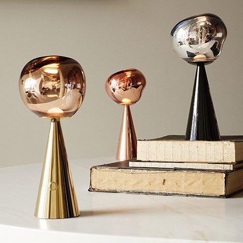 Tom Dixon Akkuleuchten in vielen Größen und Varianten